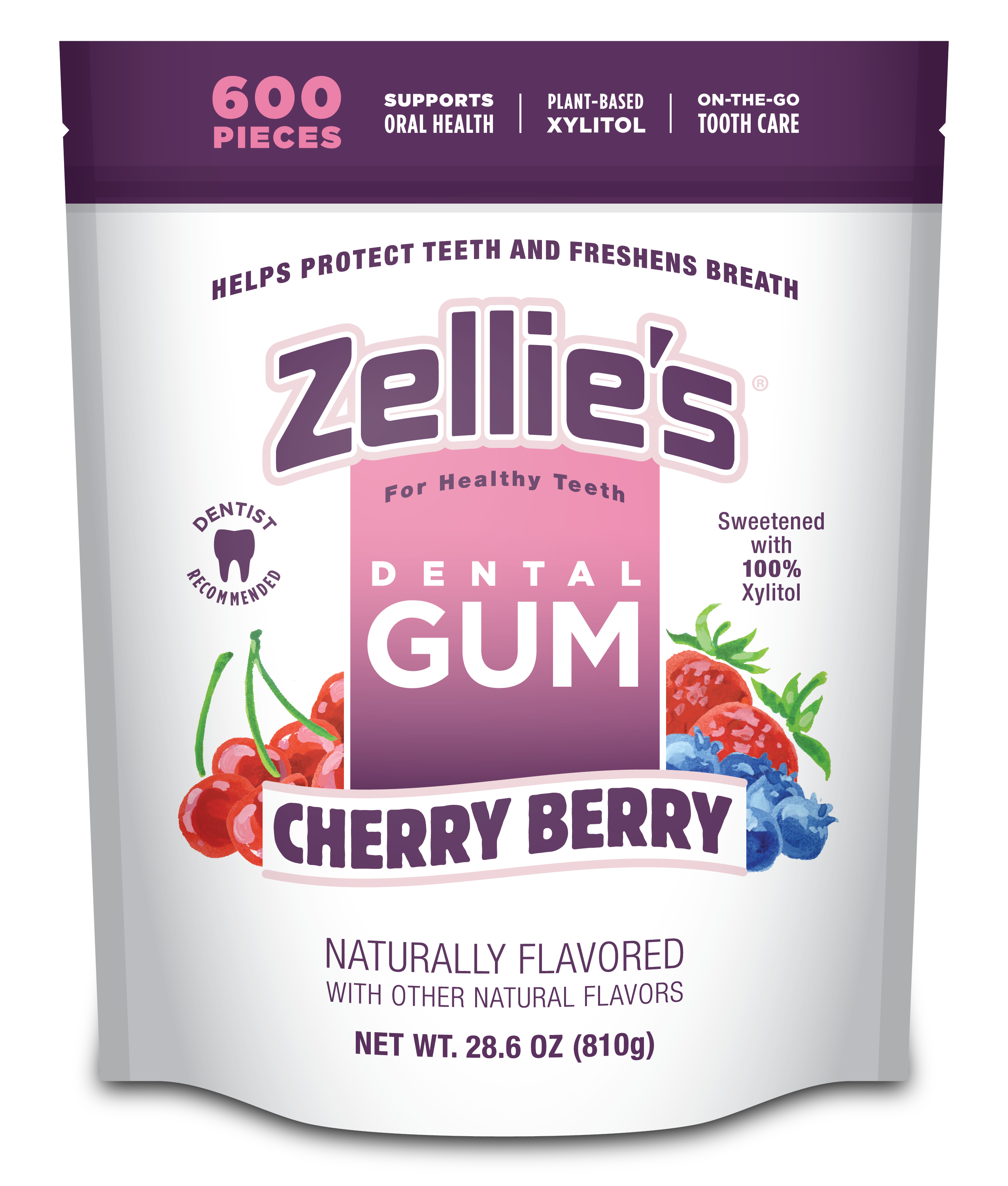 CHERRY BERRY Xylitol Dental Gum - Wholesale